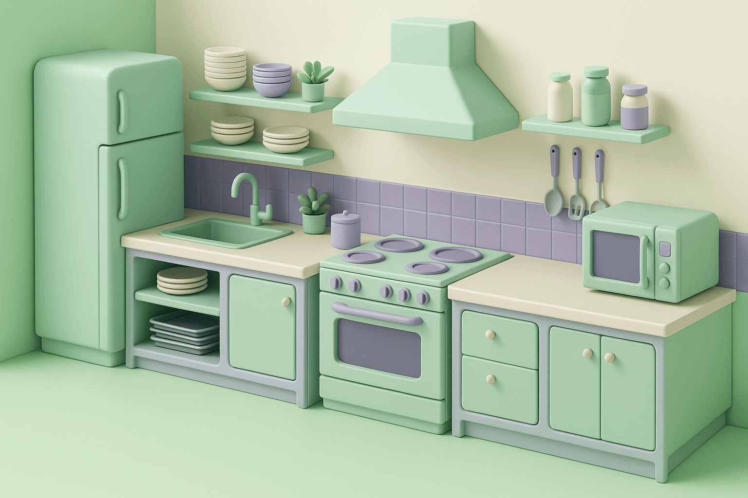 Restaurant commercial kitchen - Image 1